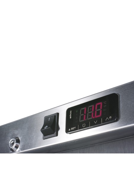 Armario de refrigeración puerta opaca inox 460 l