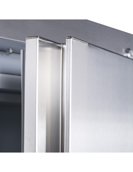 Armario de refrigeración puerta opaca inox 460 l