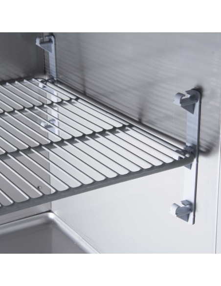 Mesa refrigeración Gastronorm 2 puertas 1400 mm