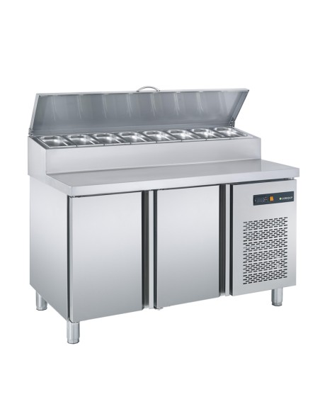 Mesa preparación dos puertas 8 cubetas 1400 mm