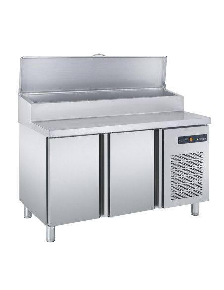 Mesa preparación dos puertas 8 cubetas 1400 mm