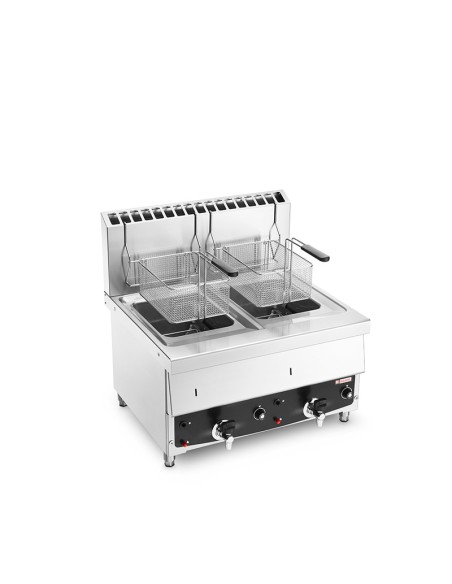 Freidora 10+10 litros gas sobremesa Elframo