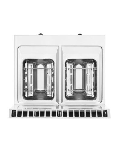 Freidora 10+10 litros gas sobremesa...