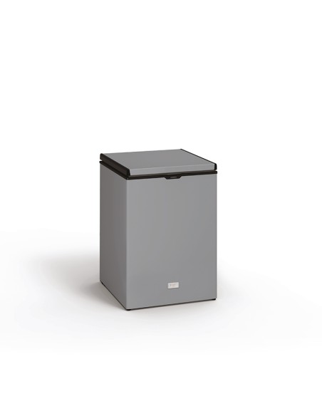 Arcón congelador 100 litros gris