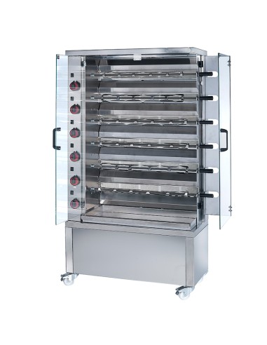 Asador de pollo a gas 6 espadas Asador de pollo a gas 6 espadas