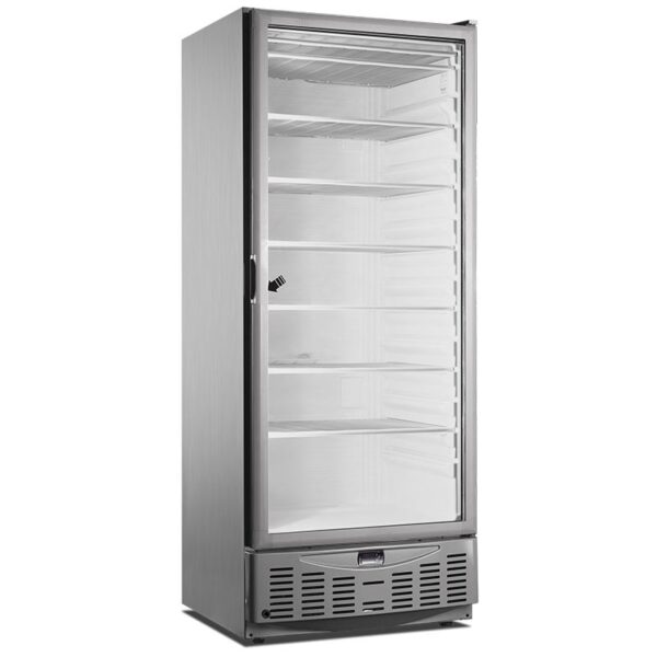 Armario congelación puerta de vidrio, rejillas GN2/1 y 600x400