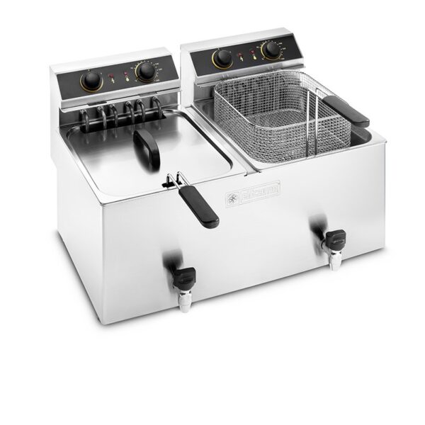 Freidora 12+12 litros eléctrica Elframo 19kw