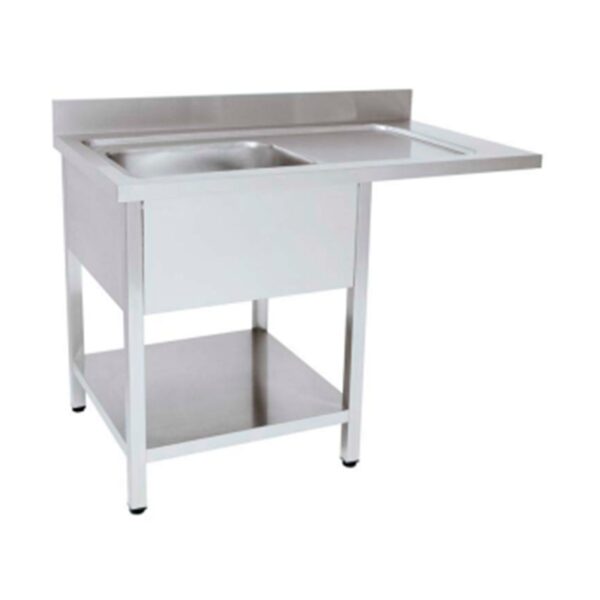 Fregadero y bastidor lavavajillas 1200x600 mm